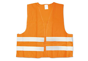 Reflective Vest (Certificate) Orange [ MTL - Lusogomma ]