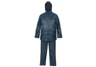 Waterproof Suit In Blue Nylon - MTL - Lusogomma
