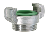 Stainless steel fitting Geka Plus R/Male - MTL - Lusogomma