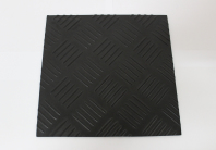 Checkernatural mat black (l-1400) - MTL - Lusogomma