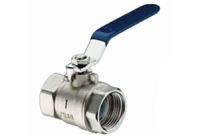 Lt. Ball valve/nickel plated F/f - MTL - Lusogomma
