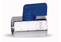 Miniesfera F/F nickel plated valve - MTL - Lusogomma