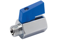 Miniesfera M/f nickel plated valve - MTL - Lusogomma